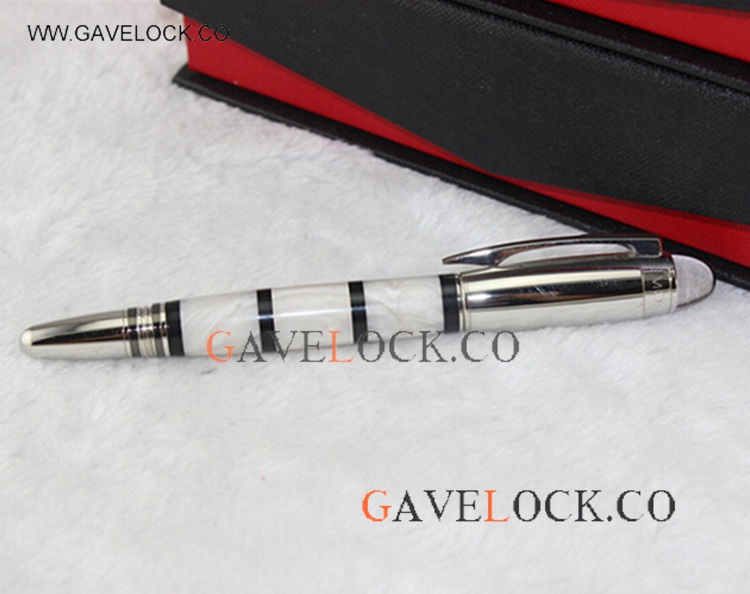Retail Fake Mont blanc Pen Starwalker Black Marbel Fountain Pen